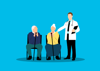 Doctor and Patients Illustration